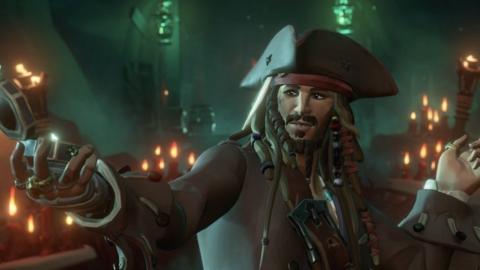 Jack Sparrow in Sea of Thieves
