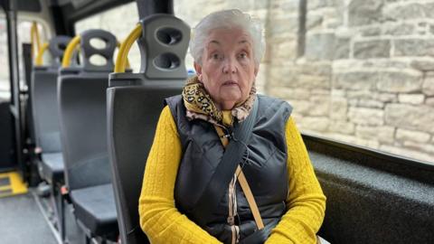 Anne Mallon from County Armagh is partially sighted and uses community transport on a weekly basis