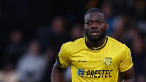 Deji Oshilaja in action for Burton Albion