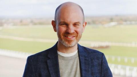 Incoming Bristol City CEO Charlie Boss pictured at a racecourse