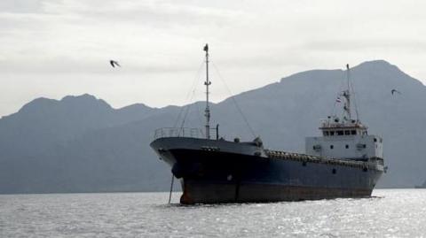 a ship in the gulf of oman
