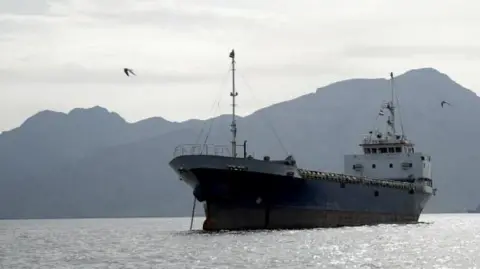 a ship in the gulf of oman
