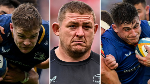 Garry Ringrose, Tadhg Furlong and Dan Sheehan