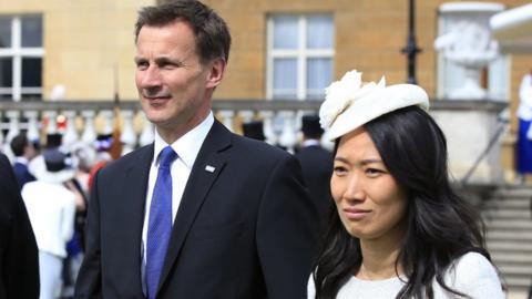 Jeremy Hunt and his wife Lucia