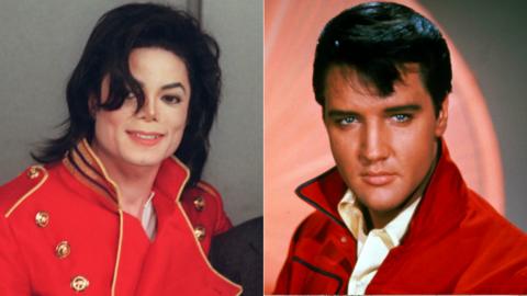 Michael Jackson and Elvis Presley