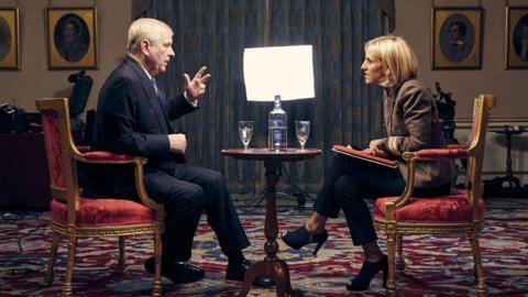 Emily Maitlis and Prince Andrew