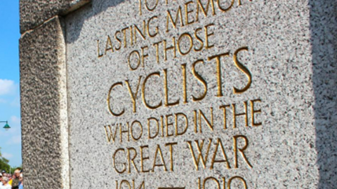 Cyclists memorial