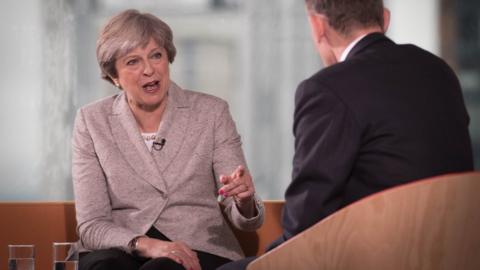 Theresa May on the Andrew Marr Show