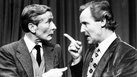 Kenneth Williams and Nicholas Parsons