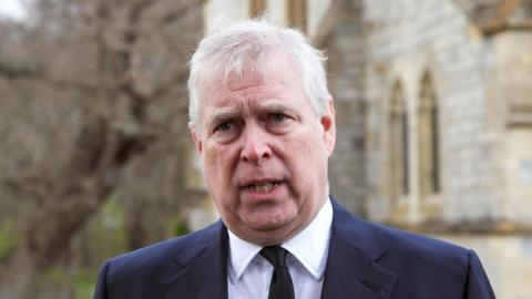 Prince Andrew earlier this year