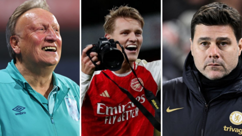 Neil Warnock, Martin Odegaard and Mauricio Pochettino