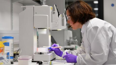 Coronavirus at a Lighthouse Lab in Cheshire