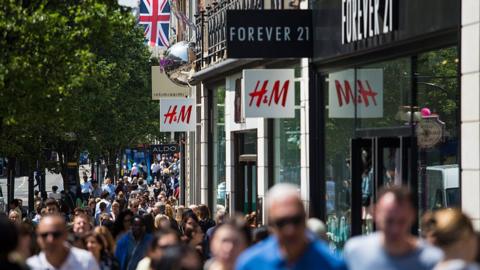 Oxford Street shoppers