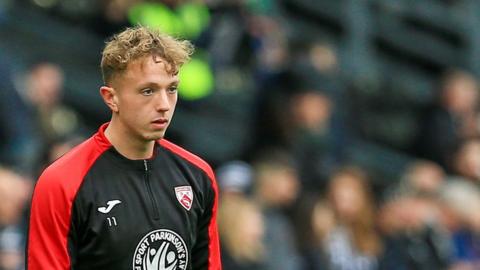 Michael Mellon made his first start for Morecambe last term during their 5-1 win against Bristol Rovers on 28 January