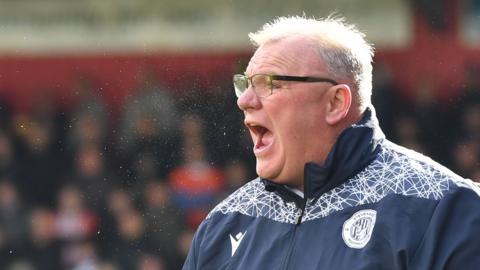 Stevenage boss Steve Evans