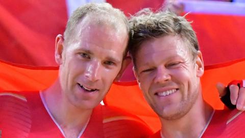 Denmark's Michael Morkov and Lasse Norman Hansen