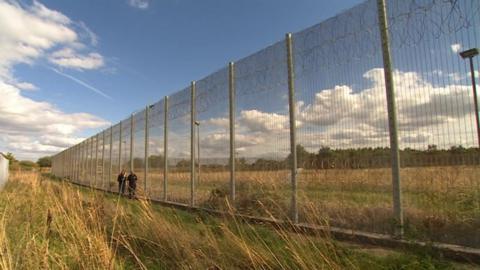 Lindholme perimeter fence