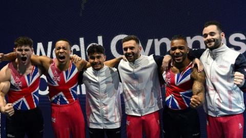 Team GB celebrate