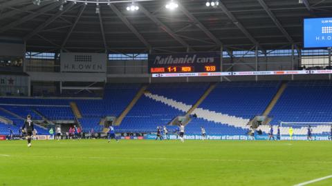 Cardiff v Preston, no fans