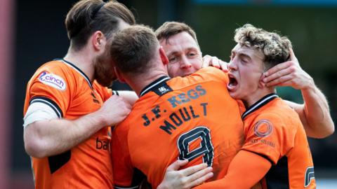 Dundee United celebrate