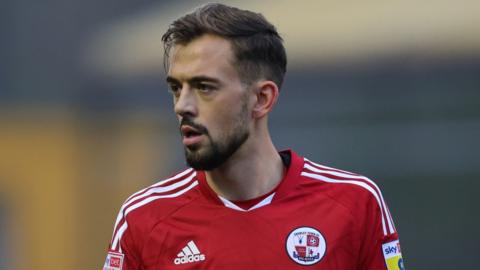 Jack Powell in action for Crawley Town