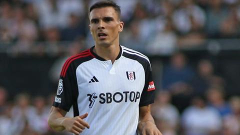 Joao Pahlinha playing for Fulham