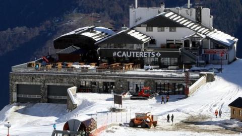Cauterets resort in the Pyrenees mountains of France
