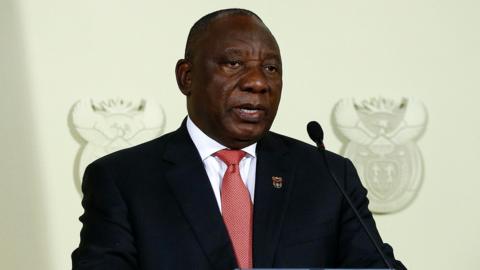 South African President Cyril Ramaphosa