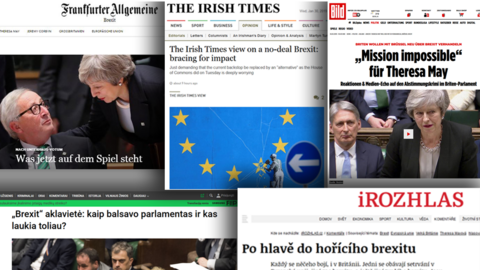 Europe newspapers screengrab