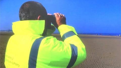 Looking for shellfish gathering