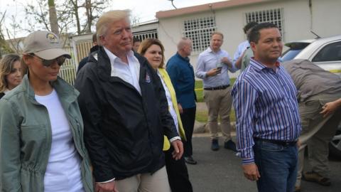 Trump in Puerto Rico