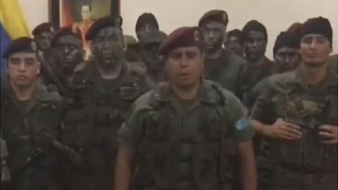 Military group in a video 6 August