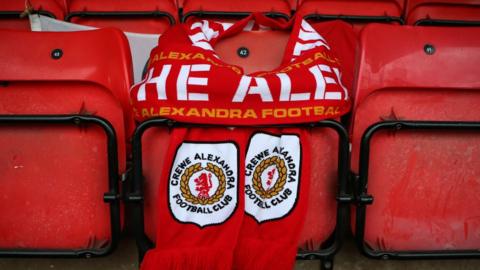 Crewe Alexandra scarf.