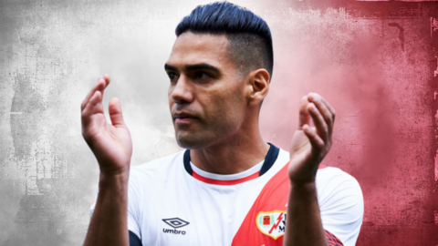 Rayo Vallecano's Radamel Falcao