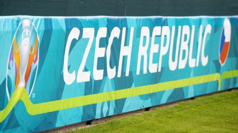 Czech Republic banner at the Oriam