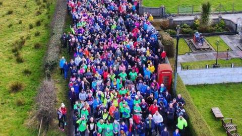 walkers on donegal road