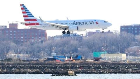 An American Airlines Boeing 737 Max (March 2019)