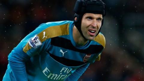 Arsenal keeper Petr Cech