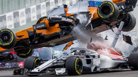 Belgium GP crash