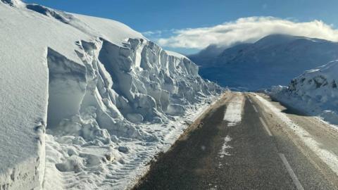 Reopened road