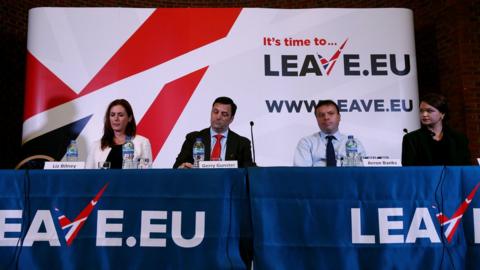 The launch of the Leave.EU campaigning organisation in 2015