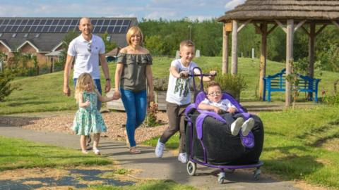 Jacob White and his family usually benefit from respite care at Bluebell Wood Children's Hospice