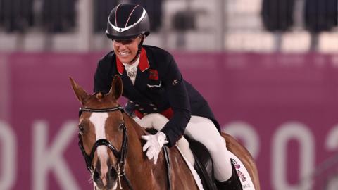 Charlotte Dujardin aboard Gio