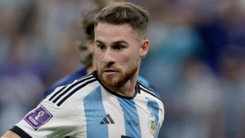 Argentina midfielder Alexis MacAllister