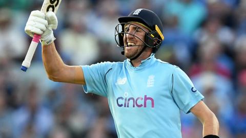 Craig Overton celebrates