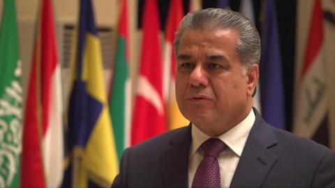 Falah Mustafa Bakir, foreign minister for Iraq's Kurdish region