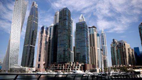 A view of Dubai Marina