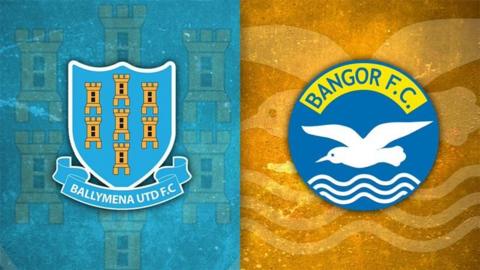 Bangor and Ballymena badges