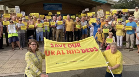 Save Our Beds campaigners