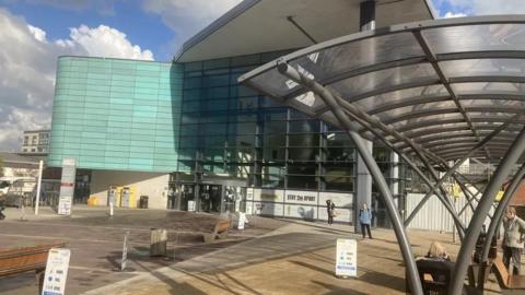 Royal Derby Hospital main entrance